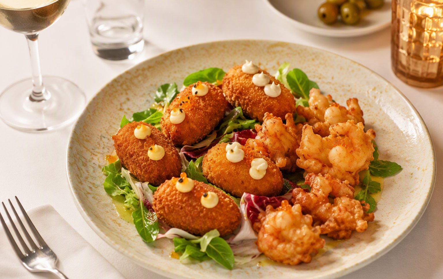 Croquetas and fritters course